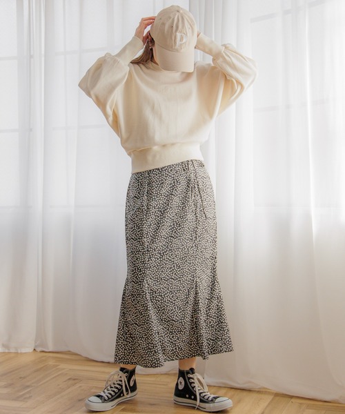 flower（フラワー）の「ドルマンスリーブスウェット（スウェット・レディース・ピンク/アイボリー・FREE）」の12枚目の写真