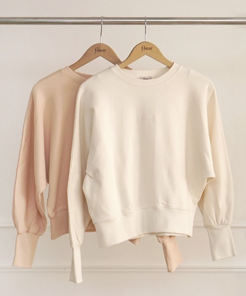 flower（フラワー）の「ドルマンスリーブスウェット（スウェット・レディース・ピンク/アイボリー・FREE）」の13枚目の写真