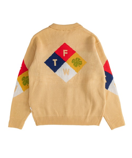 FTW(エフティダブリュー)の「COLOR BLOCK KNIT SHIRT(ニット/セーター・メンズ・ブラック/マルチ/アイボリー・MEDIUM/LARGE)」の3枚目の写真
