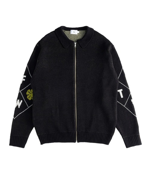 FTW(エフティダブリュー)の「COLOR BLOCK KNIT SHIRT(ニット/セーター・メンズ・ブラック/マルチ/アイボリー・MEDIUM/LARGE)」の6枚目の写真