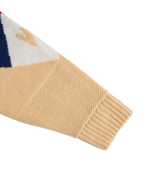 FTW(エフティダブリュー)の「COLOR BLOCK KNIT SHIRT(ニット/セーター・メンズ・ブラック/マルチ/アイボリー・MEDIUM/LARGE)」の19枚目の写真