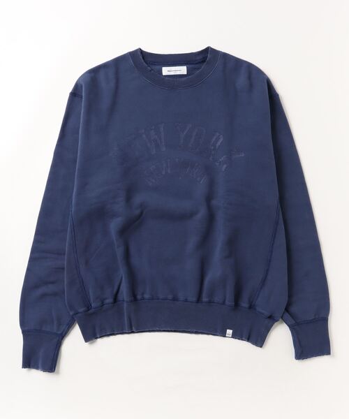 MAGIC STICK(マジックスティック)の「WORLD TOUR CREW SWEAT(スウェット・メンズ・ネイビー・L)」の1枚目の写真