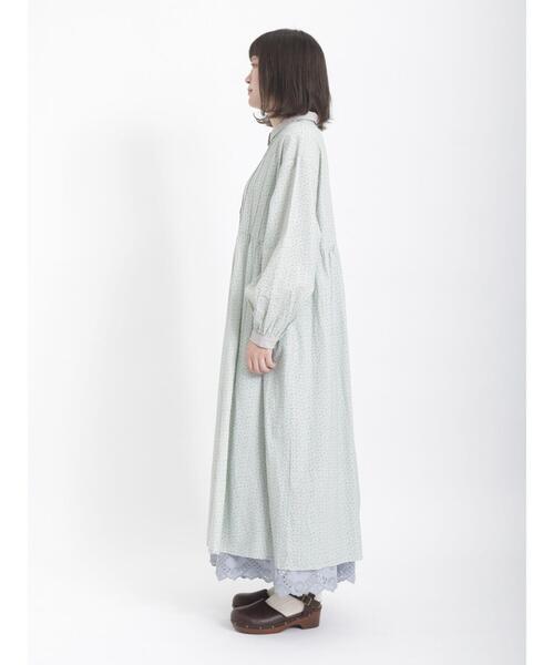 Samansa Mos2(サマンサ モスモス)の「襟配色小花柄ワンピース(ワンピース・レディース・ブラック/ミント/ベージュ・フリ-)」の16枚目の写真