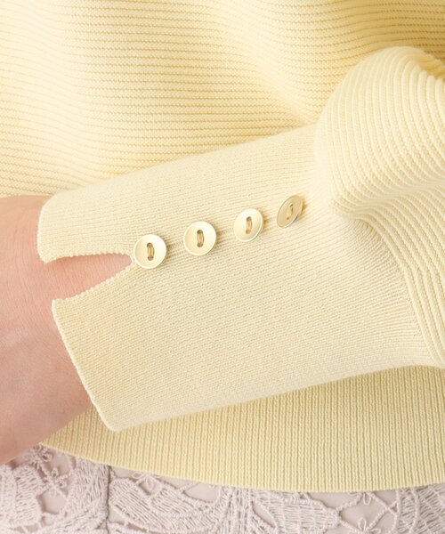 index（インデックス）の「◆ガーター編みニット【UV/洗濯機洗い可】（ニット/セーター・レディース・イエロー系その他/ネイビー系5/ライトブルー/ピンク系1/ホワイト系その他3・42/40/38/36）」の19枚目の写真