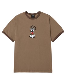 HUF | PARTY WOLF RELAXED FIT RINGER / HUF Tシャツ(Tシャツ/カットソー)