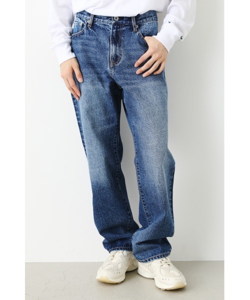 RODEO CROWNS WIDE BOWL(ロデオクラウンズワイドボウル)の「STRAIGHT DENIM(デニムパンツ・メンズ・ブルー/ライトブルー・LARGE/MEDIUM)」の1枚目の写真