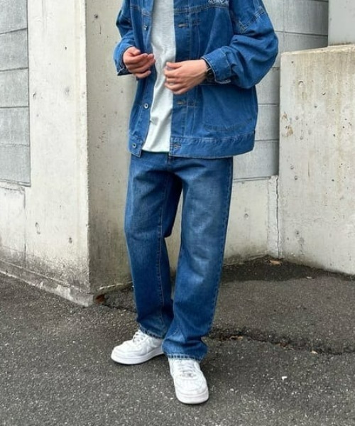 RODEO CROWNS WIDE BOWL(ロデオクラウンズワイドボウル)の「STRAIGHT DENIM(デニムパンツ・メンズ・ブルー/ライトブルー・LARGE/MEDIUM)」の19枚目の写真
