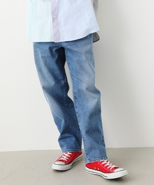 RODEO CROWNS WIDE BOWL(ロデオクラウンズワイドボウル)の「STRAIGHT DENIM(デニムパンツ・メンズ・ブルー/ライトブルー・LARGE/MEDIUM)」の16枚目の写真