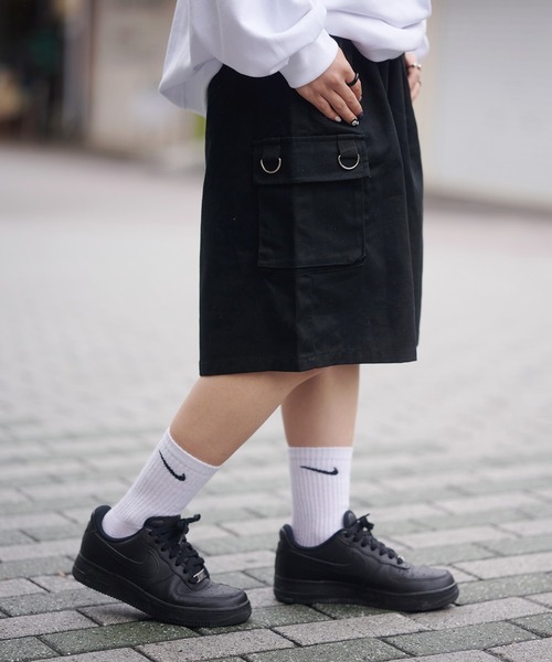 SPINNS(スピンズ)の「カーゴハーフパンツ(カーゴパンツ・レディース・ベージュ/ブラック/ブラック系/サックスブルー系/ホワイト/カーキ/ブルー系その他/ブルー系その他2・ONESIZE)」の22枚目の写真