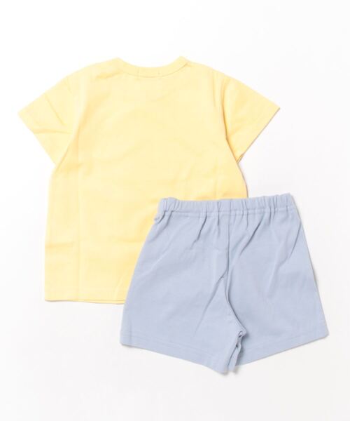 BeBe(ベベ)の「BeBe/ビーチロゴプリントTシャツ+パンツ2点セットベビー(80~90cm)(ロンパース・キッズ・イエロー・90/80)」の12枚目の写真