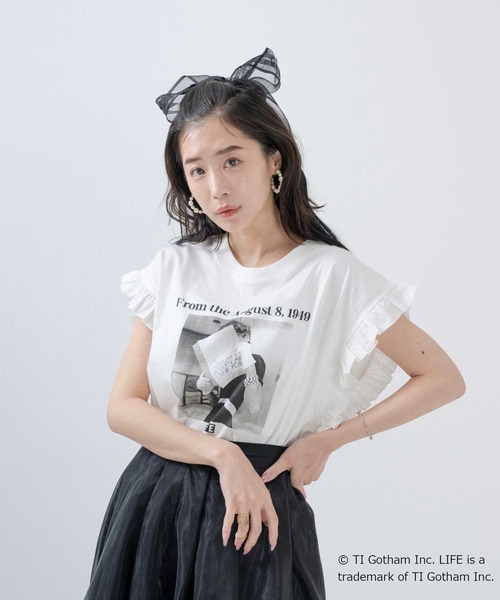 tシャツ ファブリックバリエアメスリトップス レディース XSサイズあり【an/アン】フロントジップ/ ノースリーブ/ ダブル