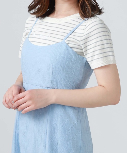 archives(アルシーヴ)の「サッカーバックシャンキャミワンピース(ワンピース・レディース・ブラック/アイボリー/ブルー・MEDIUM)」の20枚目の写真