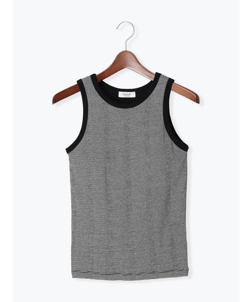 Te chichi TERRASSE（テチチテラス）の「アメリカンスリーブカップ付タンクトップ（タンクトップ・レディース・ブラック/オフホワイト/ホワイト・ﾌﾘ-）」の2枚目の写真