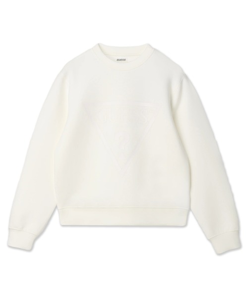 Guess(ゲス)の「New Elly Sweatshirt トップス スウェット レディース(スウェット・レディース・クリーム/ラベンダー/ベージュ/キナリ/ダークグレー/ブラック・X-SMALL/SMALL/MEDIUM/LARGE)」の9枚目の写真
