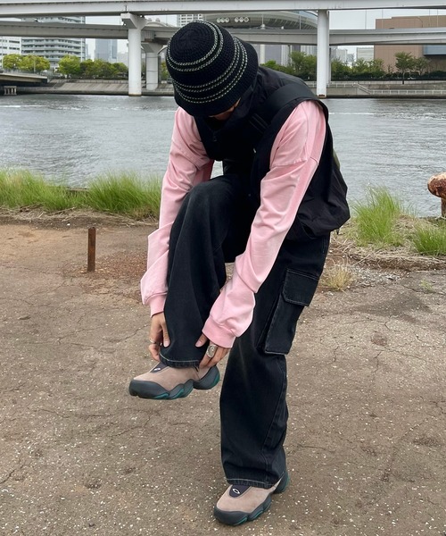 perushu ワイドデニムカーゴパンツ Perushu（ペルーシュ）の「ワイドデニムカーゴパンツ（デニム