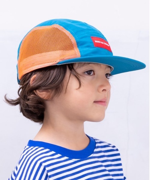 BOKU HA TANOSII（ボク　ハ　タノシイ）の「【BOKU HA TANOSII】別注 KIDSナイロンジェットキャップ（キャップ・キッズ・ブルー/ブラック/パープル/チャコール・54）」の20枚目の写真