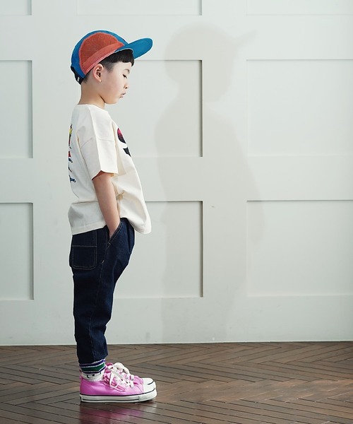 BOKU HA TANOSII（ボク　ハ　タノシイ）の「【BOKU HA TANOSII】別注 KIDSナイロンジェットキャップ（キャップ・キッズ・ブルー/ブラック/パープル/チャコール・54）」の6枚目の写真