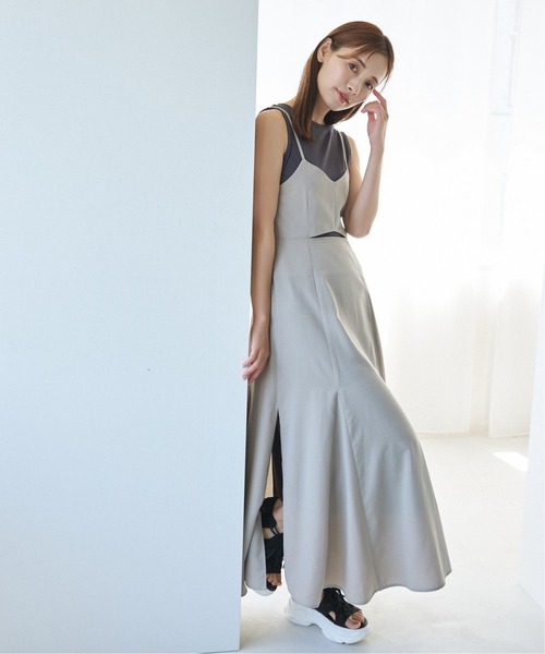 【Mavie..7】カットアウトSETキャミワンピ Mavie..7】カットアウトSETキャミワンピ | Remind me and