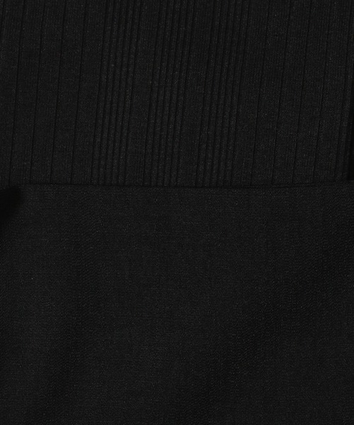 mysty woman（ミスティウーマン）の「カットアウトキャミワンピース2PSET　907585（ワンピース・レディース・ブラック/ブラウン/グレイッシュベージュ・FREE）」の8枚目の写真