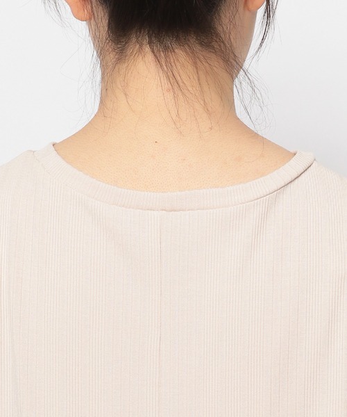 mysty woman（ミスティウーマン）の「カットアウトキャミワンピース2PSET　907585（ワンピース・レディース・ブラック/ブラウン/グレイッシュベージュ・FREE）」の11枚目の写真