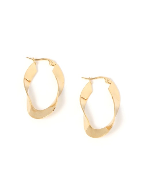 LAKOLE（ラコレ）の「ステンレスひねりフープピアス / 907358（ピアス（両耳用）・レディース・その他1/その他2・FREE）」の2枚目の写真