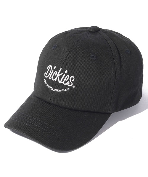 Dickies ブラック キャップ SKATEBOARD刺繍 Dickies Dickies【正規品】帽子 ロゴ刺繍 キャップ Standard
