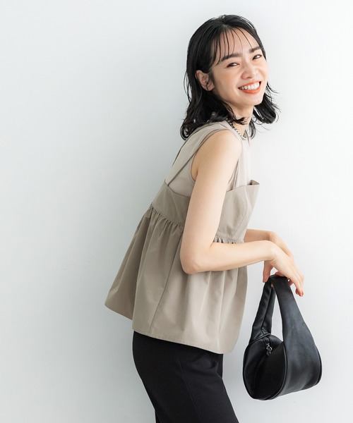 ダブルストラップキャミビスチェ（シャツ/ブラウス）｜coca（coca