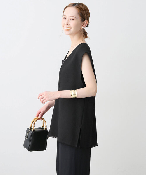 新品タグ付き✨SLOBE IENA リングツイードジレ サマー ベスト グレー セール】リングツィードジレ（ベスト）｜SLOBE IENA