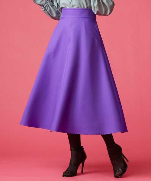 Tiara（ティアラ）の「Aラインフレアスカート（スカート・レディース・パープル/ブラック/グリーン・S/M/L）」の3枚目の写真