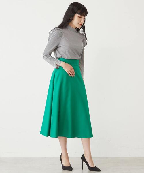 Tiara（ティアラ）の「Aラインフレアスカート（スカート・レディース・パープル/ブラック/グリーン・S/M/L）」の6枚目の写真