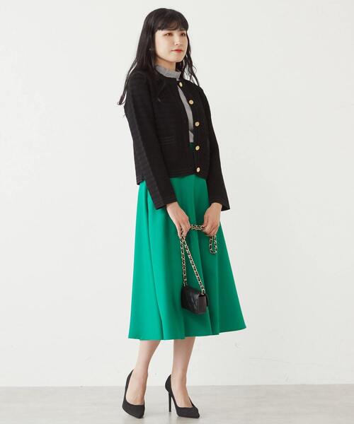 Tiara（ティアラ）の「Aラインフレアスカート（スカート・レディース・パープル/ブラック/グリーン・S/M/L）」の8枚目の写真