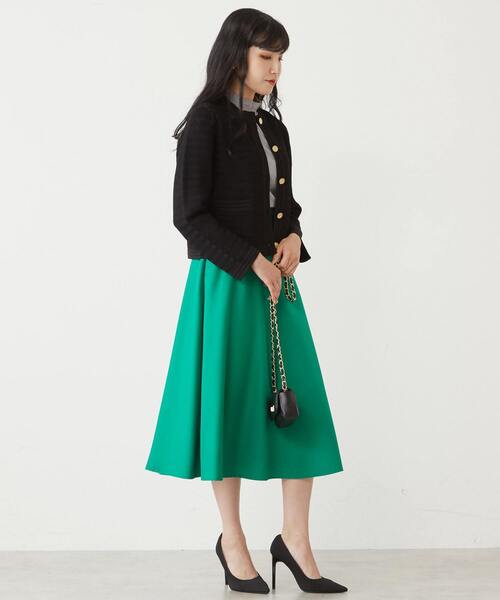 Tiara（ティアラ）の「Aラインフレアスカート（スカート・レディース・パープル/ブラック/グリーン・S/M/L）」の9枚目の写真