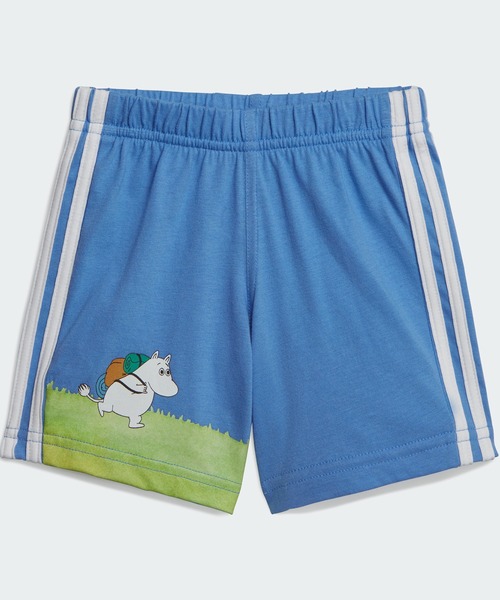 adidas（アディダス）の「アディダス オリジナルス × ムーミン ショーツ&Tシャツ セットアップ / アディダスオリジナルス adidas Originals（Tシャツ/カットソー・キッズ・ペールイエロー・80/90/100/60/70）」の4枚目の写真