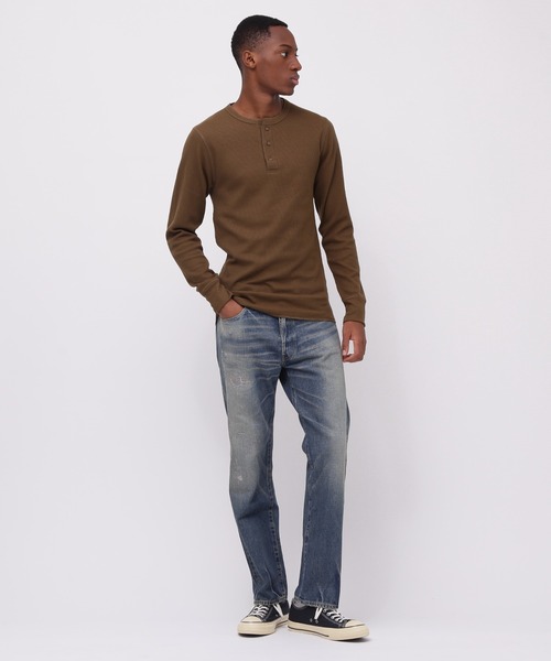 DAILY/デイリー》L/S THERMAL HENRY NECK T-SHIRT / 長袖 サーマル