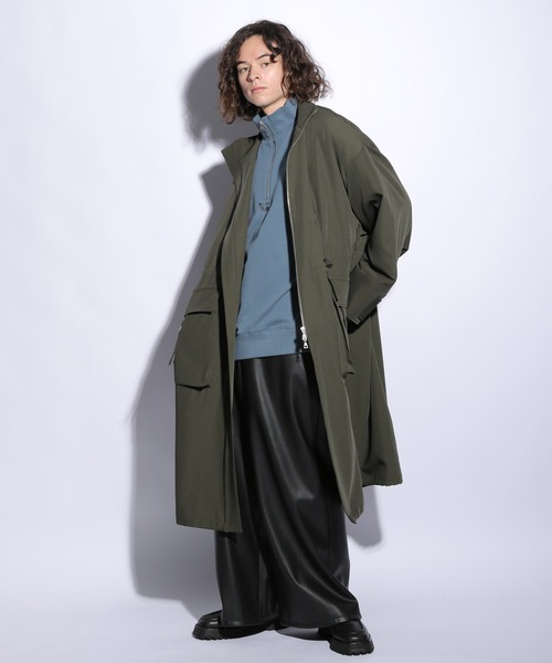 セール】シンセティックレザーバギーワイドパンツ(HARE)（その他パンツ