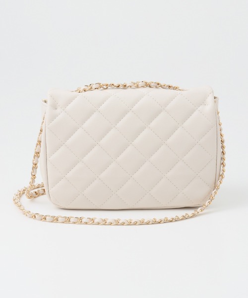 Honeys(ハニーズ)の「フラップショルダーバッグ(ショルダーバッグ・レディース・ベージュ/ブラック/スモークピンク/アイボリー/シルバー/ライトグレー/ブルー/レッド/ゴールド・FREE)」の14枚目の写真