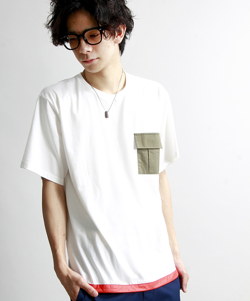 Wego ウィゴー の Wego ミリタリーポケットtシャツ Tシャツ カットソー Wear
