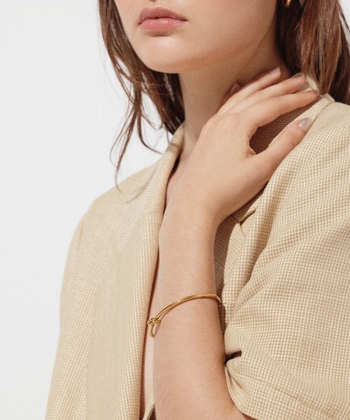 CENE（セネ）の「【CENE】セネ/ノットラインブレスレット（ブレスレット・レディース・シルバー/ゴールド・FREE）」の4枚目の写真