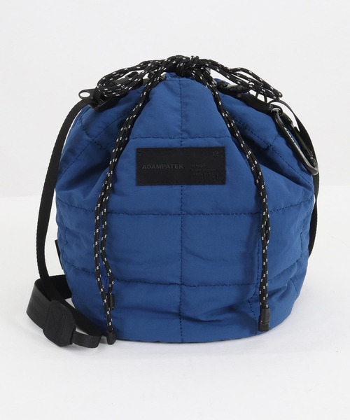 ADAM PATEK(アダムパテック)の「ADAMPATEK/square quilt mini drawstring bag/スクエアキルティングミニ巾着ショルダーバッグ(ショルダーバッグ・メンズ・ホワイト/ブラック/ブルー・フリー)」の21枚目の写真