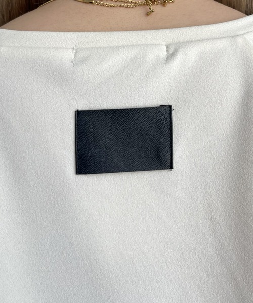 prose verse（プロズヴェール）の「バックタグカットジョーゼットラグランロンT（Tシャツ/カットソー・レディース・カーキ/アイボリー・MEDIUM）」の16枚目の写真