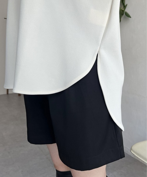 prose verse（プロズヴェール）の「バックタグカットジョーゼットラグランロンT（Tシャツ/カットソー・レディース・カーキ/アイボリー・MEDIUM）」の19枚目の写真