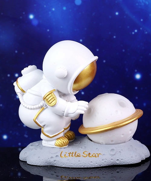 aimoha（アイモハ）の「星と宇宙飛行士　癒やし　ナイトライト（照明・レディース・ゴールド/シルバー・FREE）」の16枚目の写真