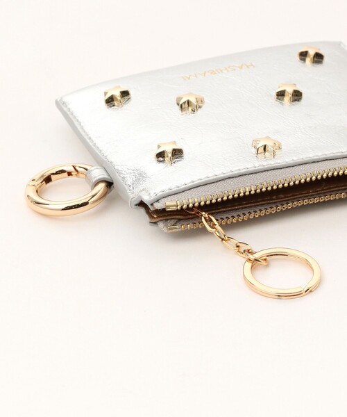Ray BEAMS(レイビームス)の「【WEB限定】Hashibami / 星 ポーチ チャーム(ポーチ・レディース・シルバー/チャコールグレー・ONE SIZE)」の5枚目の写真
