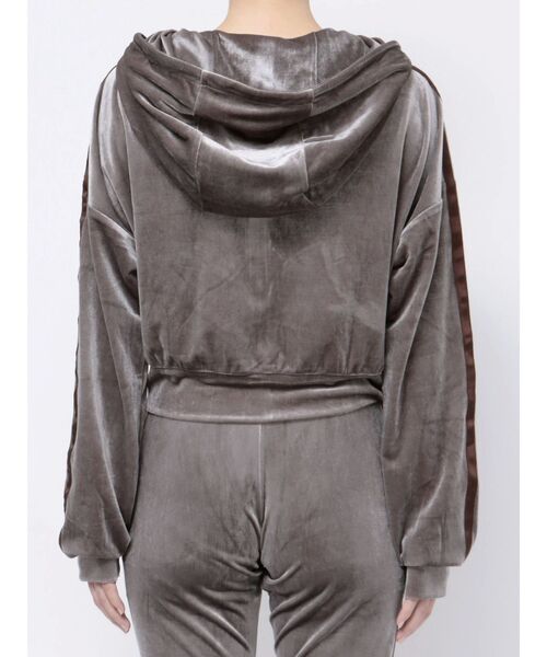 GYDA（ジェイダ）の「ベロアラインショートPK（カーディガン/ボレロ・レディース・ブラック/ベージュ・FREE）」の20枚目の写真