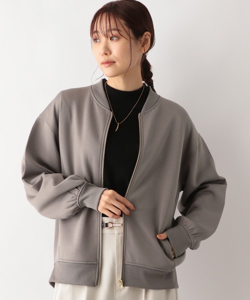 GLOBAL WORK(グローバルワーク)の「ライトクッションZIPブルゾン/976893(Tシャツ/カットソー・レディース・グレイッシュベージュ/ブラウン系その他6/ブラック・LARGE/MEDIUM)」の12枚目の写真
