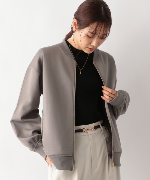 GLOBAL WORK(グローバルワーク)の「ライトクッションZIPブルゾン/976893(Tシャツ/カットソー・レディース・グレイッシュベージュ/ブラウン系その他6/ブラック・LARGE/MEDIUM)」の13枚目の写真
