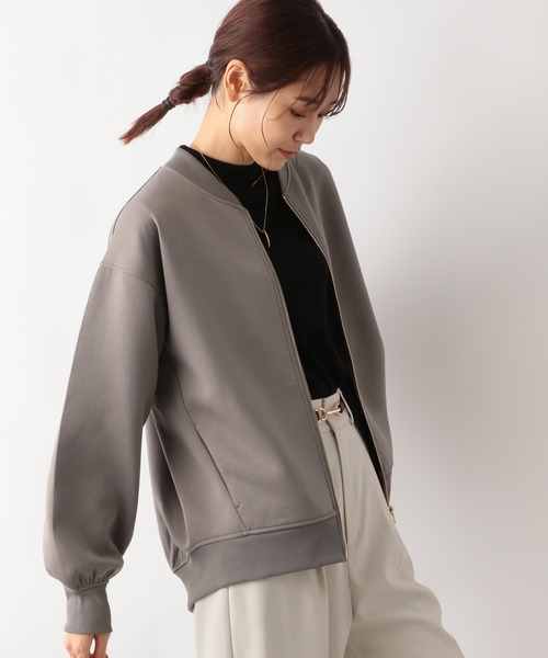 GLOBAL WORK(グローバルワーク)の「ライトクッションZIPブルゾン/976893(Tシャツ/カットソー・レディース・グレイッシュベージュ/ブラウン系その他6/ブラック・LARGE/MEDIUM)」の14枚目の写真