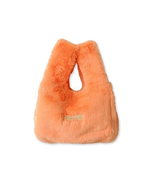 FURFUR(ファーファー)の「エコファーマーケットバッグ(ハンドバッグ・レディース・ピンク/オレンジ/チャコールグレー/ライトグレー/ブルー・FREE)」の5枚目の写真