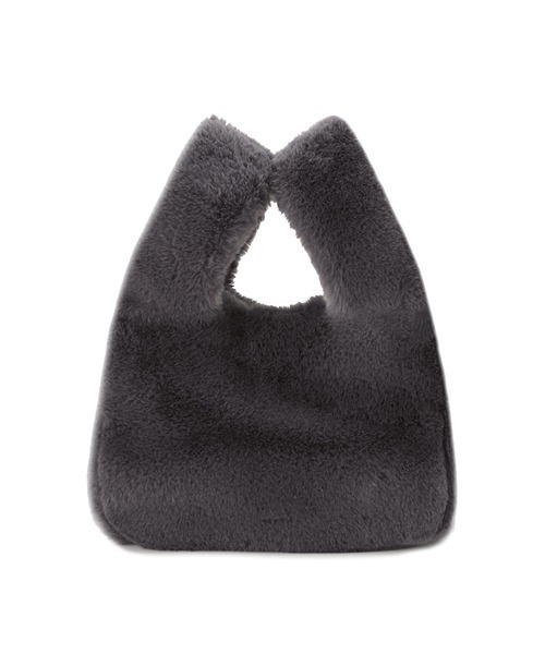 FURFUR(ファーファー)の「エコファーマーケットバッグ(ハンドバッグ・レディース・ピンク/オレンジ/チャコールグレー/ライトグレー/ブルー・FREE)」の10枚目の写真