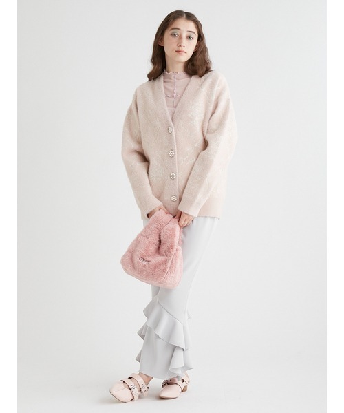 FURFUR(ファーファー)の「エコファーマーケットバッグ(ハンドバッグ・レディース・ピンク/オレンジ/チャコールグレー/ライトグレー/ブルー・FREE)」の17枚目の写真
